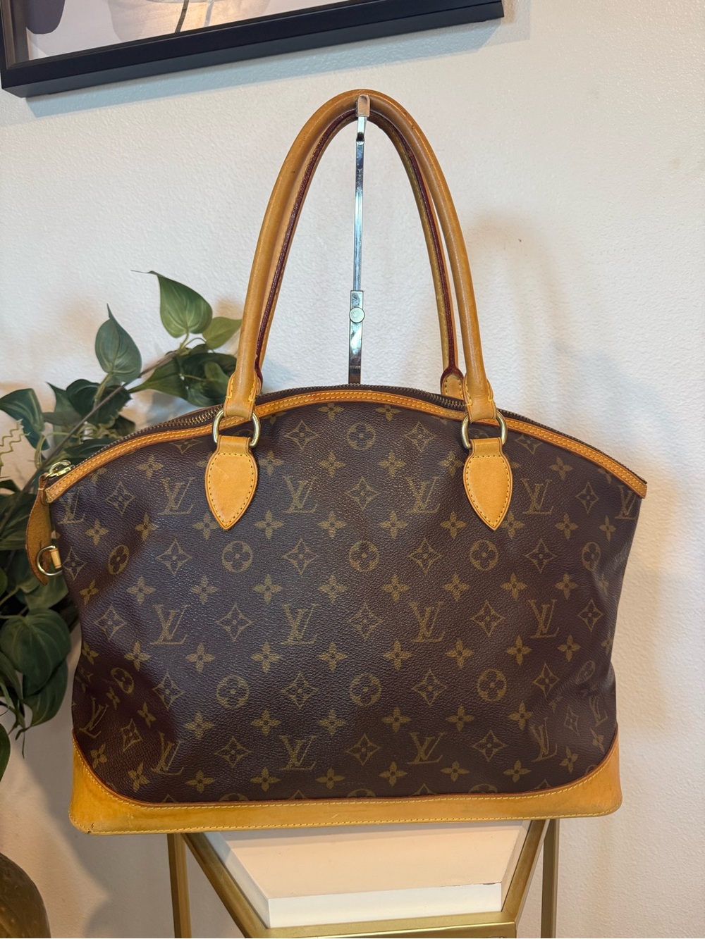 Louis Vuitton Monogram Lockit GM Tote Bag – Classic Zip Top Shoulder Bag FL1006 - Picture 7 of 11